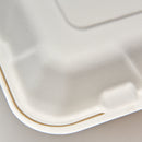 Bagasse-Food Container FHB 10 Lunch Box weiß