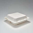 Bagasse-Food Container FBMB 3 weiß, 3-geteilt