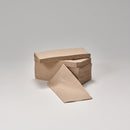Servietten 33 x 33 cm 2-lagig braun recycled 1/8 Falz