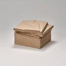 Servietten 33 x 33 cm 2-lagig braun recycled 1/4 Falz