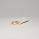 Bestecktasche mit Druck neutral "Marble Cream", mit Serviette weiß 2-lagig