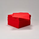 Servietten 40 x 40 cm 3-lagig 1/4 Falz rot "Gourmet"