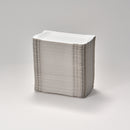 Pappteller aus reinem Frischfaserkarton eckig 10 x 16 cm