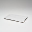 Pappteller aus reinem Frischfaserkarton eckig 13 x 20 cm