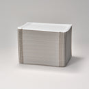 Pappteller aus reinem Frischfaserkarton eckig 16 x 23 cm