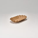Pappschale oval braun 110 x 195 x 32 mm, mit Fettbarriere