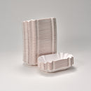 Pappschale aus reinem Frischfaserkarton oval 110 x 195 x 32 mm