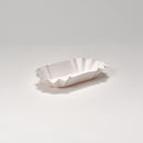 Pappschale aus reinem Frischfaserkarton oval 110 x 195 x 32 mm