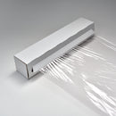 PVC-Frischhaltefolie 45 cm x 300 lfm mit Box, 8 my, lila-transparent