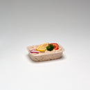 PP-Feinkostbecher 125 ml "Guten Appetit" rechteckig, transparent