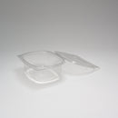 PET-Salatbox 750 ml, rechteckig mit anhängendem Deckel