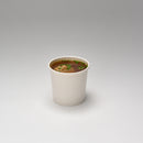 Suppenbehälter Pappe 16 oz, weiß, ohne Druck