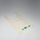 Hemdchentragetaschen aus biologisch abbaubarem Material 300 + 160 x 540 mm/15 my, HomeCompost, geblockt