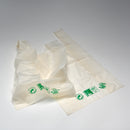 Hemdchentragetaschen aus biologisch abbaubarem Material 300 + 160 x 540 mm/15 my, HomeCompost, geblockt