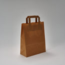 Papiertragetasche braun 220 + 100 x 280 mm