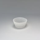 Gebäckkapsel weiß 55 x 30 mm/Pergament Ersatz, Nr. 9
