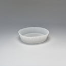 Gebäckkapsel weiß 90 x 25 mm