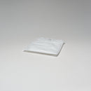 Vliesmantel weiß mit Kragen und Druckknöpfen XXL