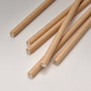 Trinkhalme Papier braun Ø 8 mm 23 cm starr