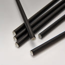 Trinkhalme Papier schwarz  Ø 8 mm 23 cm starr