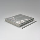 Trinkhalme Papier grau FSC 100 %,  Ø 8 mm 23 cm starr