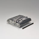 Trinkhalme Papier schwarz Ø 8 mm 15 cm starr