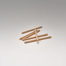 Trinkhalme Papier braun Ø 8 mm 15 cm starr