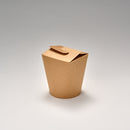 Noodle-Box 16 oz rund, microwellenfest, braun ohne Aufdruck