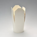 Noodle-Box 26 oz rund, microwellenfest, weiß, ohne Aufdruck